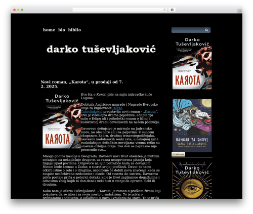 proSlate WordPress theme - darkotusevljakovic.com