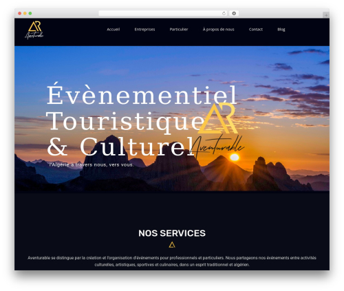 Selfer WordPress theme design - aventurable.com