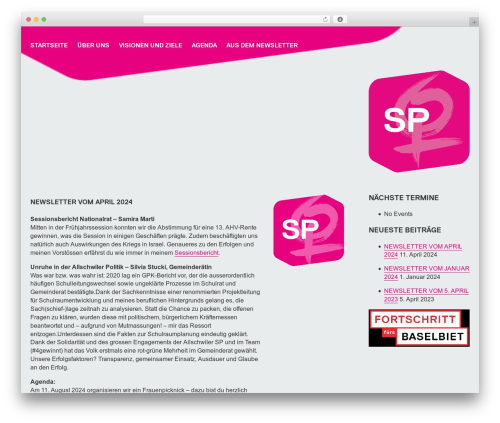 SP Theme WordPress theme - sp-frauen-bl.ch
