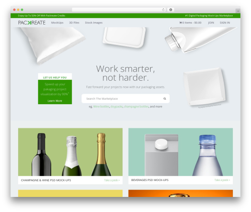 Creativ shortcodes WordPress plugin - packreate.com