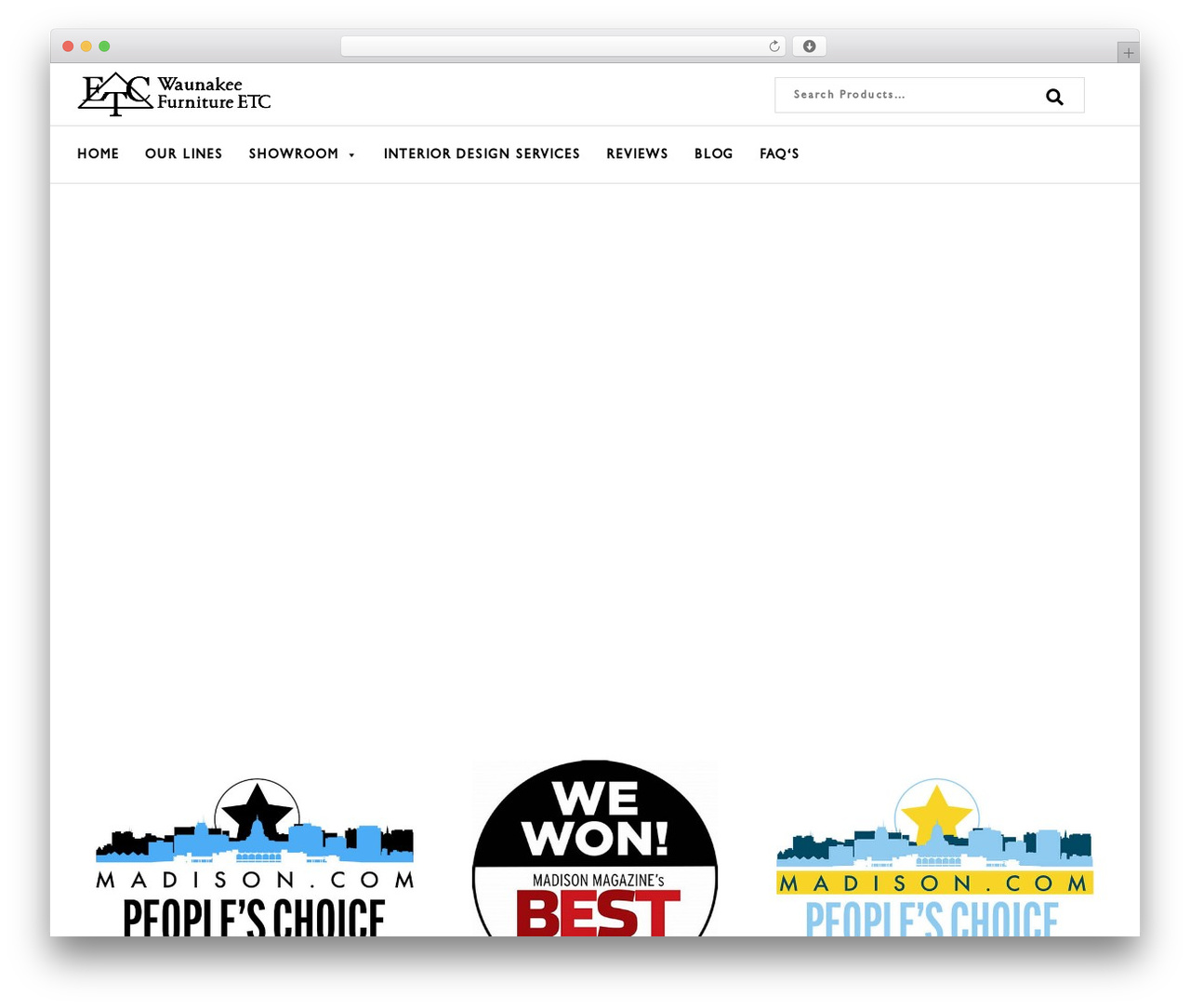 Storefront Child Theme WordPress store theme - waunakeefurniture.com