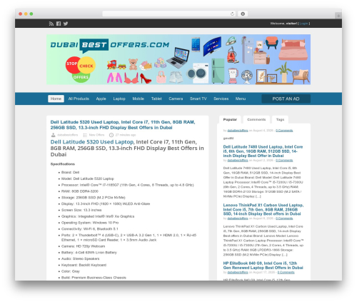 Theme WordPress ClassiPress - dubaibestoffers.com
