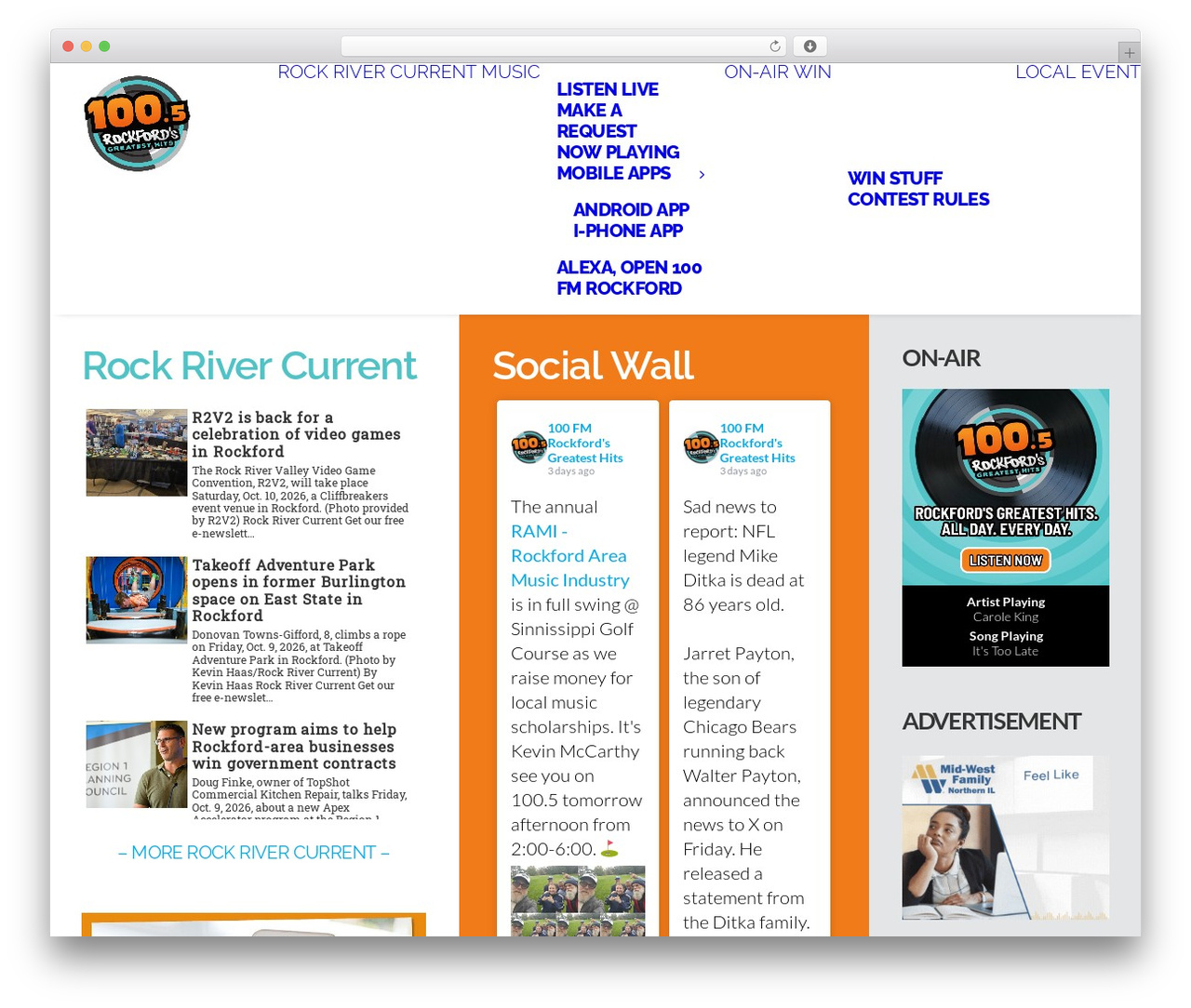 Uncode best WordPress theme - 100fmrockford.com Uncode best WordPress theme - 100fmrockford.com