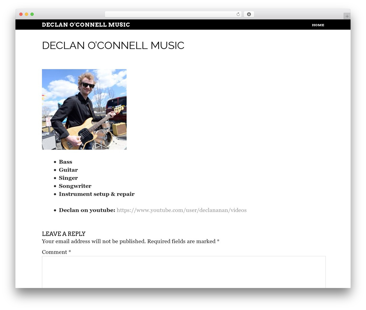 Untitled WordPress theme - declanoconnellmusic.com Untitled WordPress theme - declanoconnellmusic.com