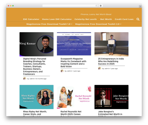 WordPress theme Boombox - magzinenow.com