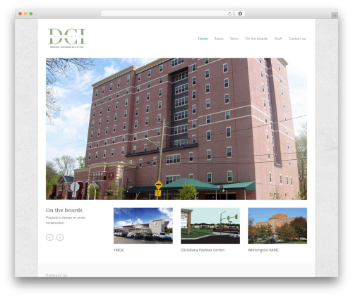 WordPress theme Craft - dciarchitects.com