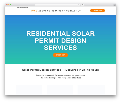 WordPress theme Divi - permitdesign.com