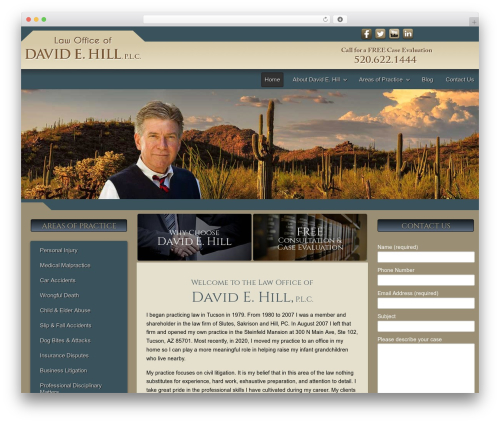 WordPress theme Gantry Theme for WordPress - dehlaw.org