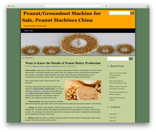 WordPress theme obandes - peanut-machinery.com