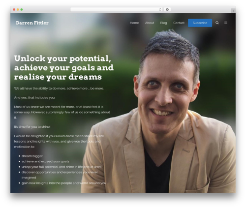 WordPress theme Platform - darrenfittler.com