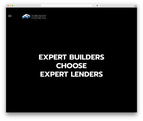 WordPress theme SD Parent Theme - foremost-financial.com