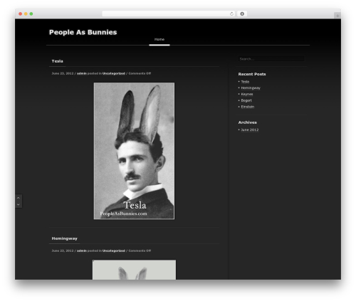 WordPress theme SimpleDark - peopleasbunnies.com WordPress theme SimpleDark - peopleasbunnies.com