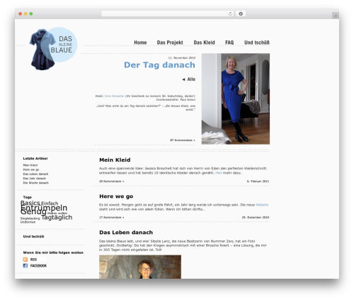 AJAX Calendar (ajax-calendar) free WordPress plugin - daskleineblaue.de