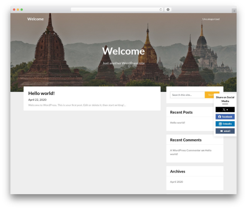 Adaptable Notes WordPress theme - saltshakeronline.com