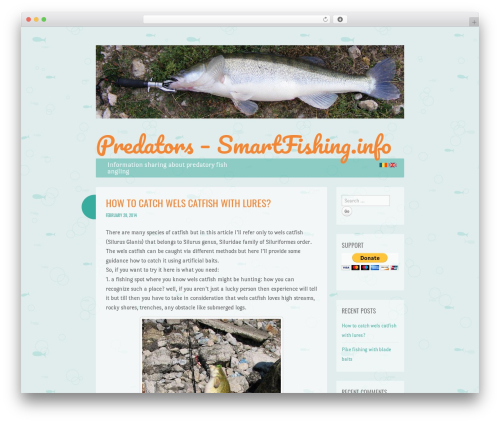 Best WordPress theme Something Fishy - predators.smartfishing.info