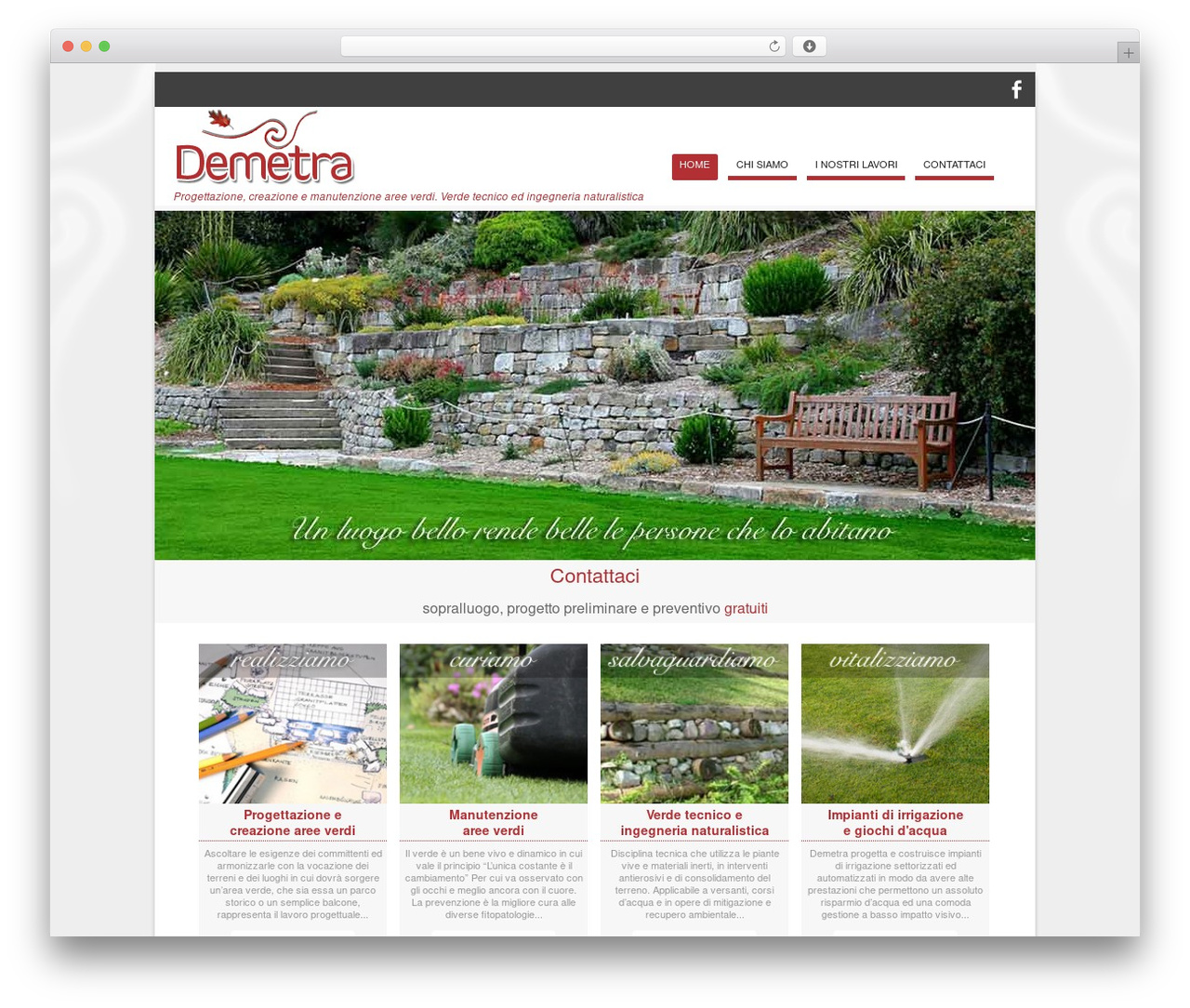 Bota WordPress theme - demetragiardini.it