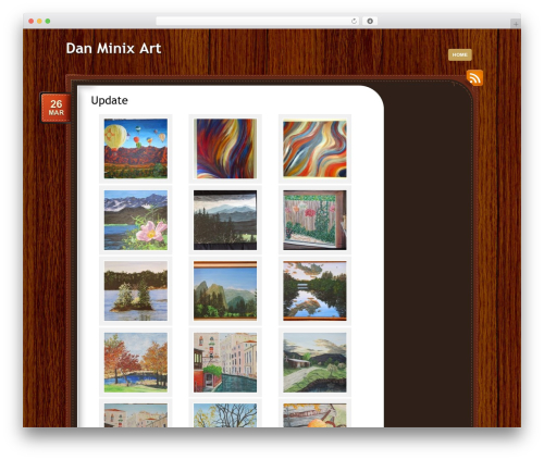 choco WordPress website theme - danminixart.com