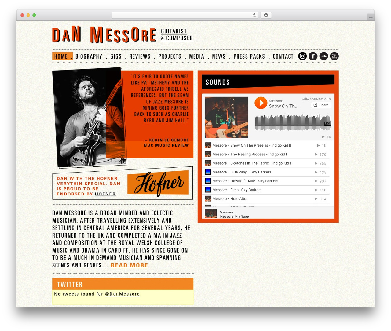 Dan Messore theme WordPress - danmessore.com Dan Messore theme WordPress - danmessore.com