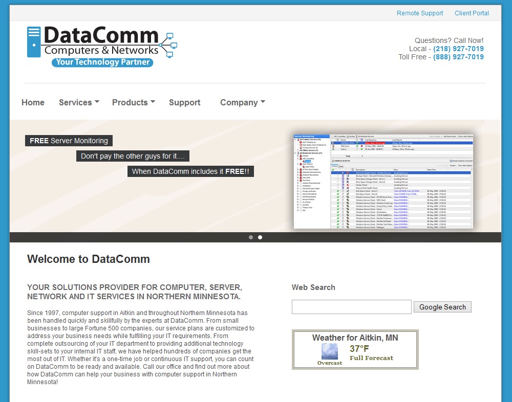 DataComm theme WordPress DataComm theme WordPress
