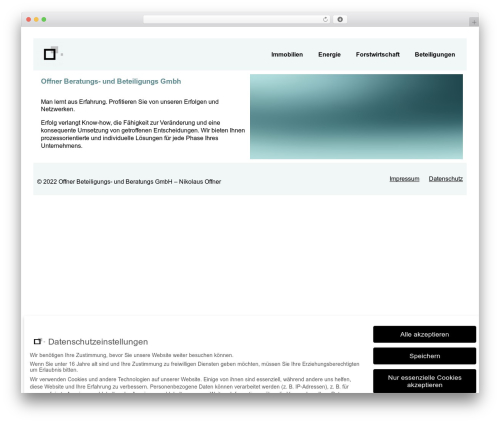 Hello Elementor WP theme - offner.com