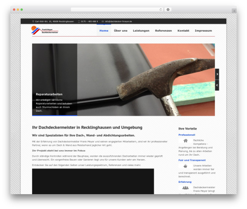 Styles with shortcodes WordPress plugin - dachdecker-fmeyer.de