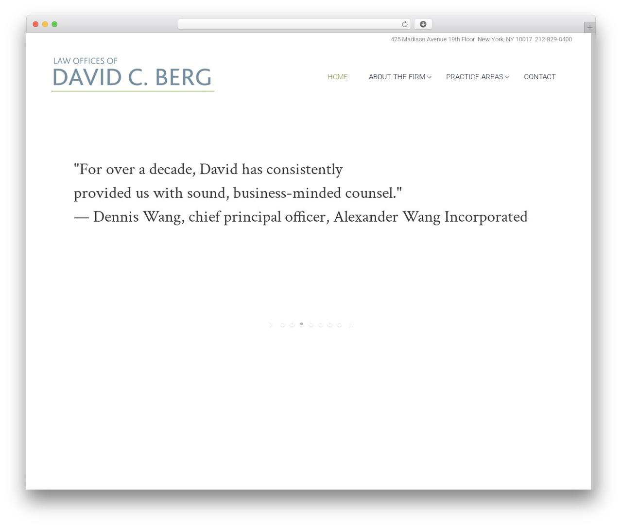 Satellite7 WordPress theme - dberglaw.com/site Satellite7 WordPress theme - dberglaw.com/site