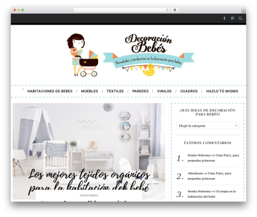 SimpleMag top WordPress theme - decoracionbebes.es