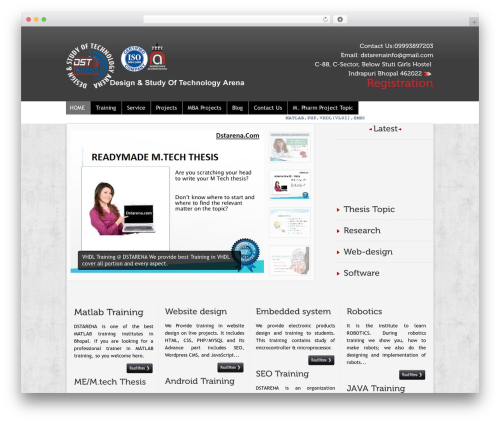 Slice Pro Responsive Theme top WordPress theme - dstarena.com