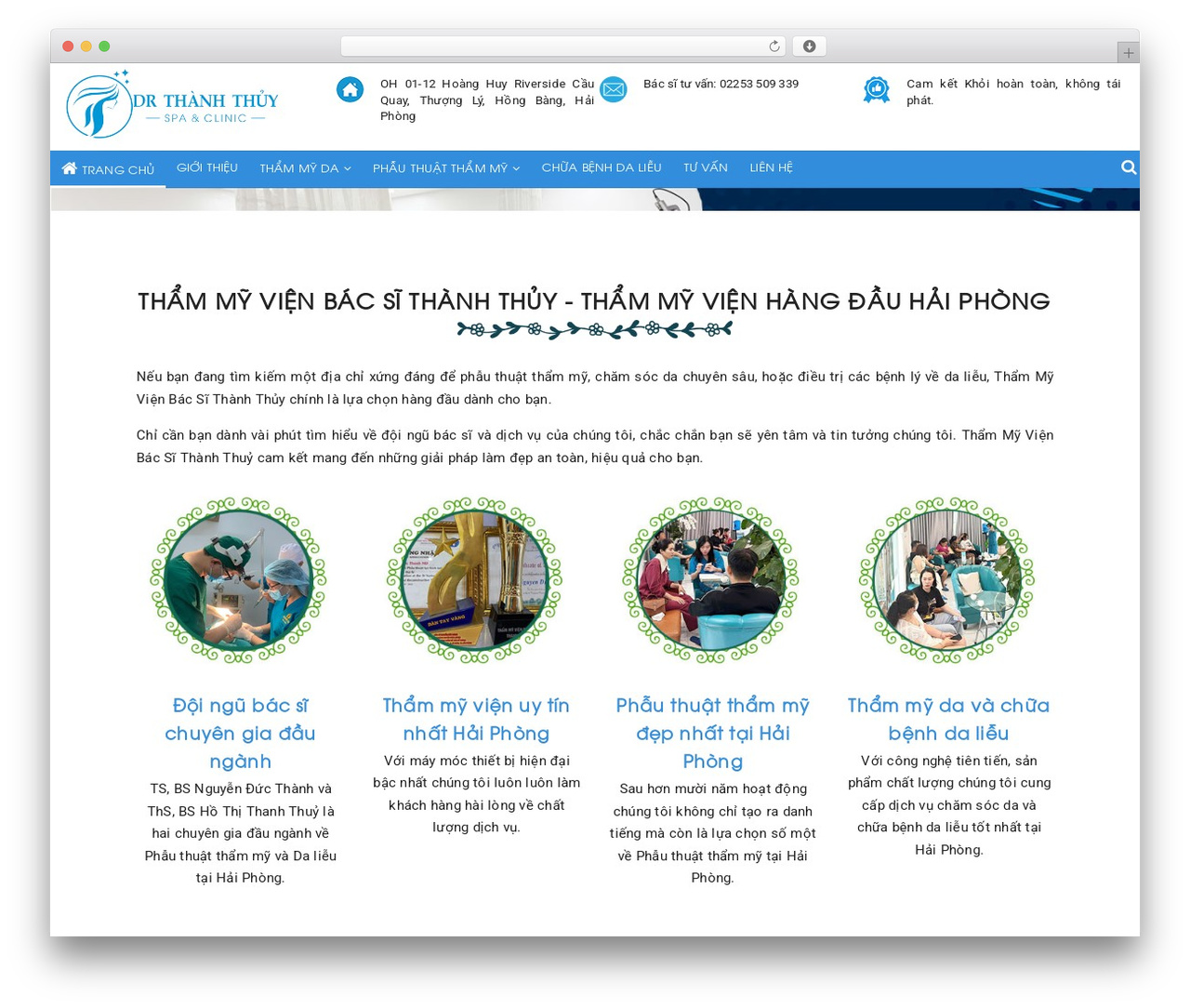 Theme WordPress PiniWeb - thammybacsithanhthuy.com