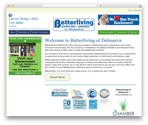 Theme WordPress Darwin - delmarvasunrooms.com
