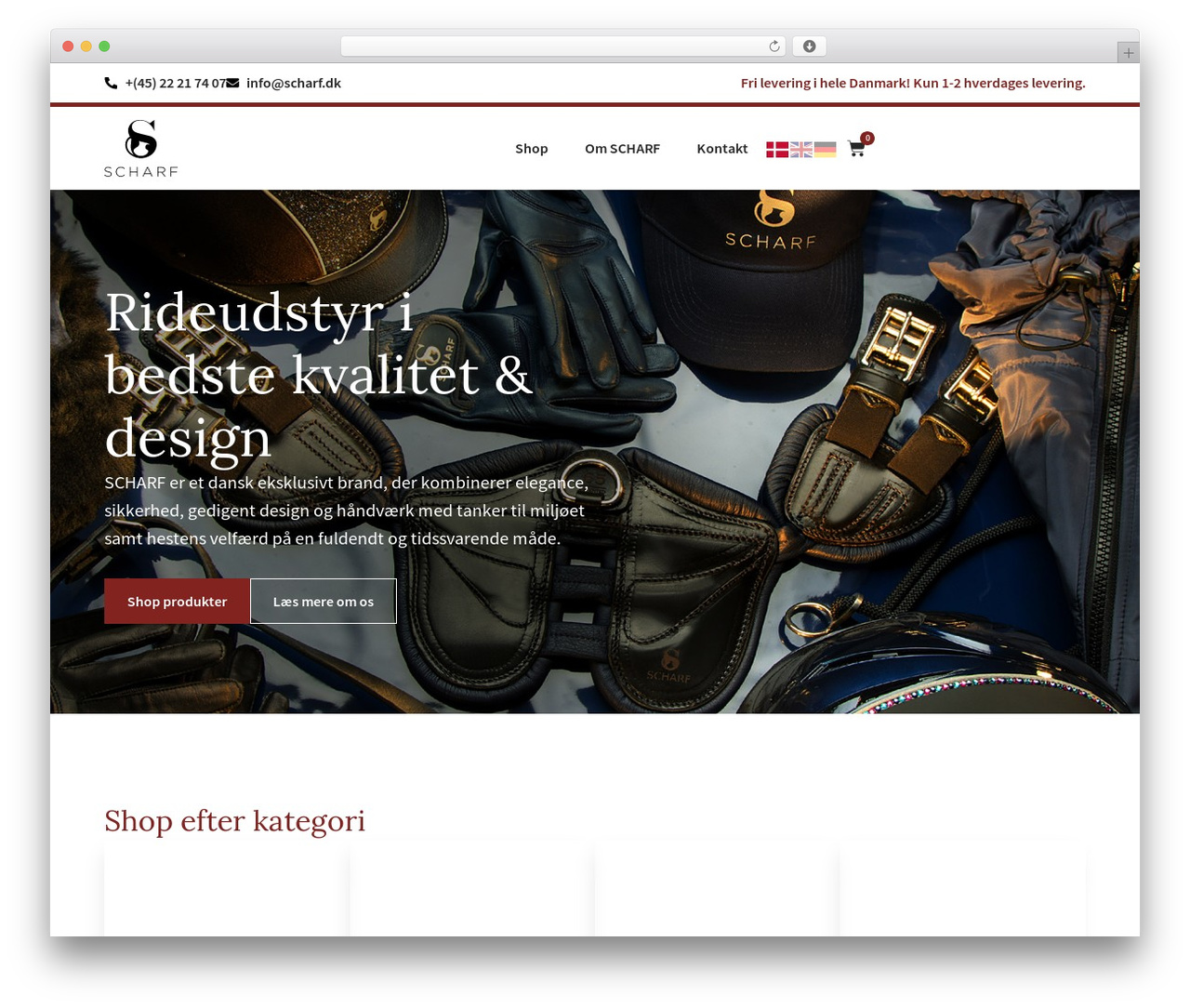 WordPress theme Hello Elementor - www.scharf.dk