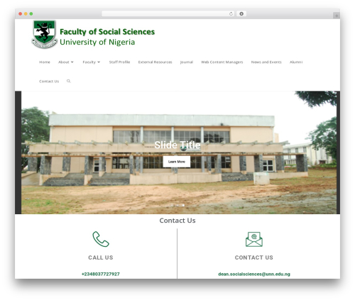 WordPress theme OceanWP - socialscs.unn.edu.ng