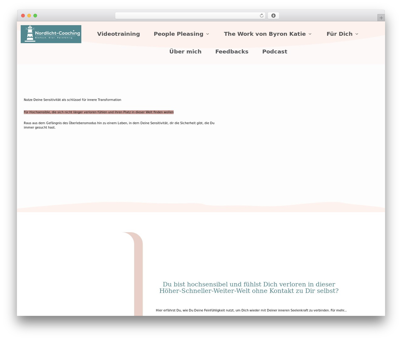 WordPress theme Smart Theme v3 - nordlicht-coaching.net