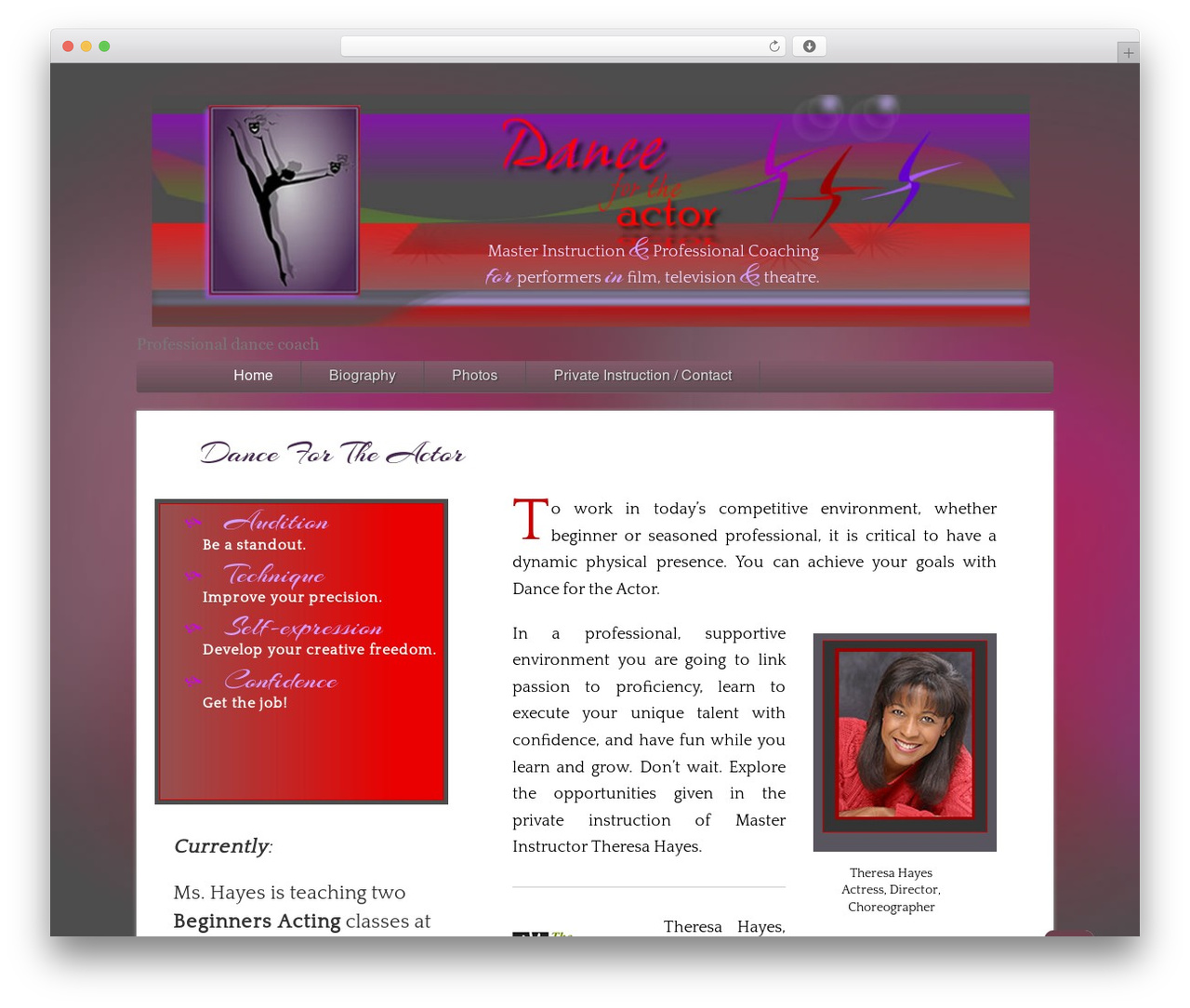 WordPress theme StartupWP - dancefortheactor.com WordPress theme StartupWP - dancefortheactor.com