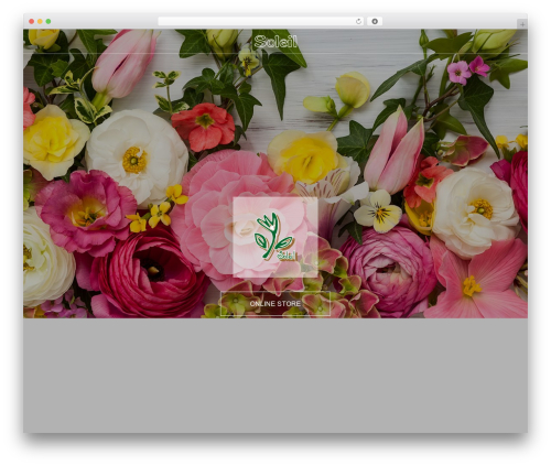 WordPress theme TREE - flowersoleil.com
