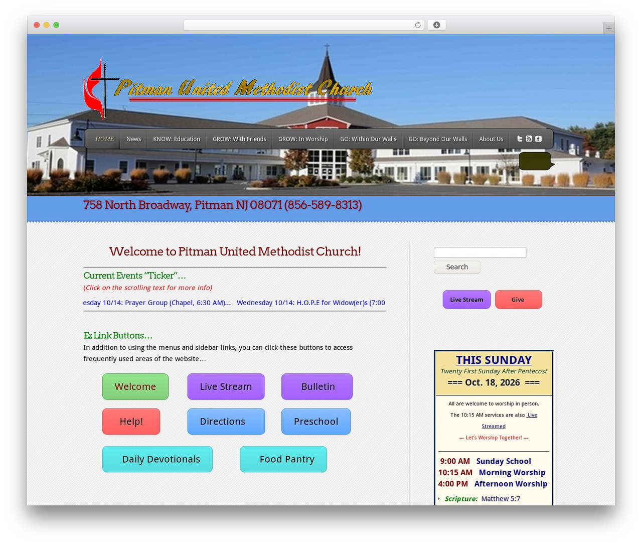 WP theme Feather - pitmanumc.org WP theme Feather - pitmanumc.org