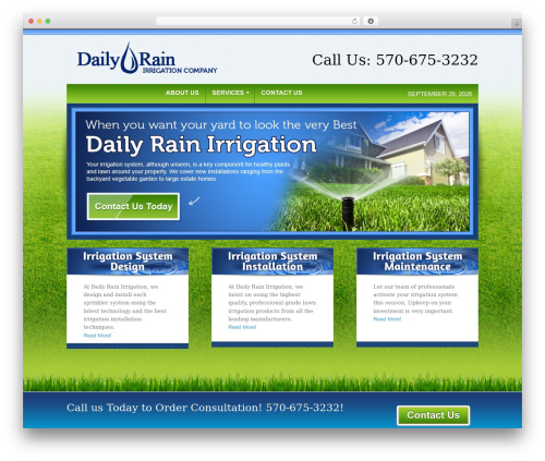 Alexandra WordPress theme - dailyrainirrigation.com