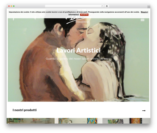 Beckett theme WordPress - darraitaly.com