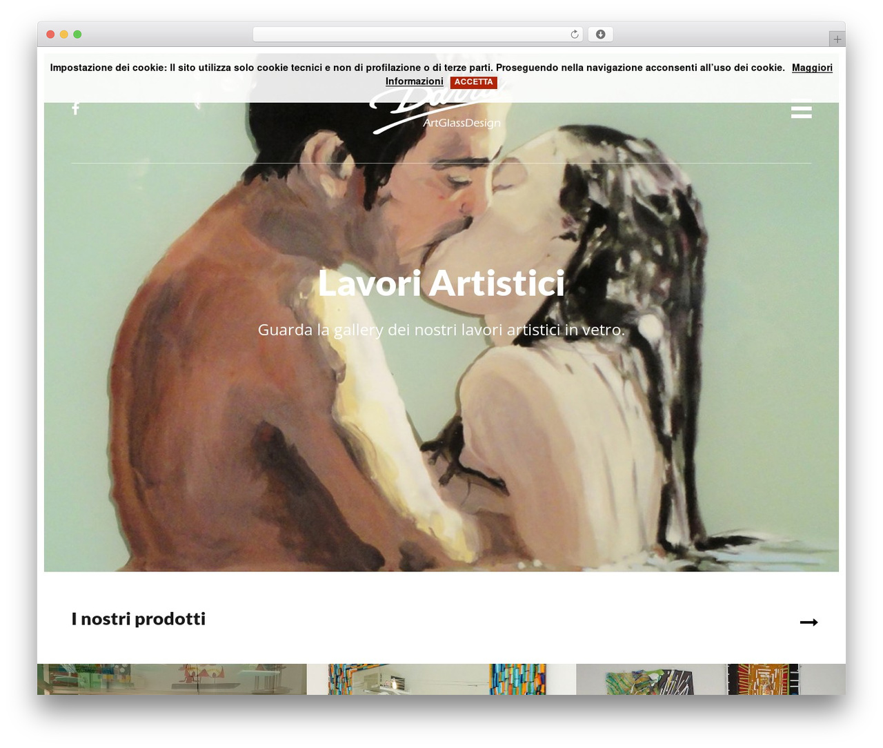 Beckett theme WordPress - darraitaly.com