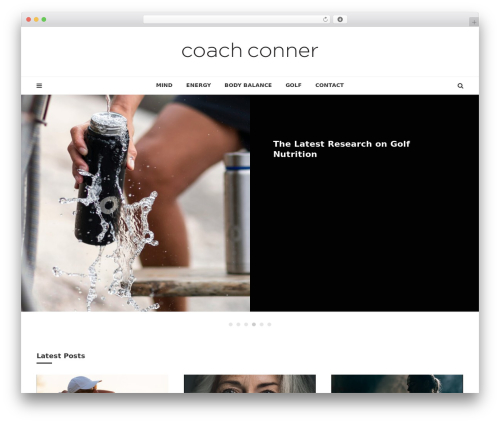 Cannix theme WordPress - coachconner.com
