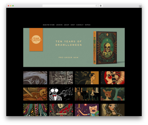 Canvas theme WordPress - davequiggle.com