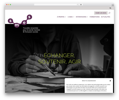 Divi WordPress theme - smes.be
