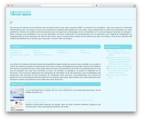 generic-site WordPress theme - annuaire-vitrier-miroitier.com