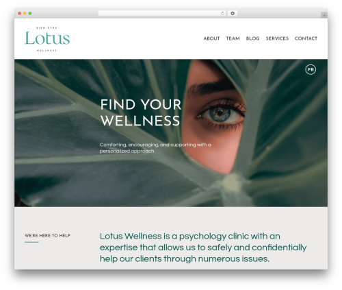 Genesis theme WordPress - lotuswellness.ca