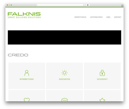 Hidber Group Wordpress Theme WordPress theme - falknis.swiss