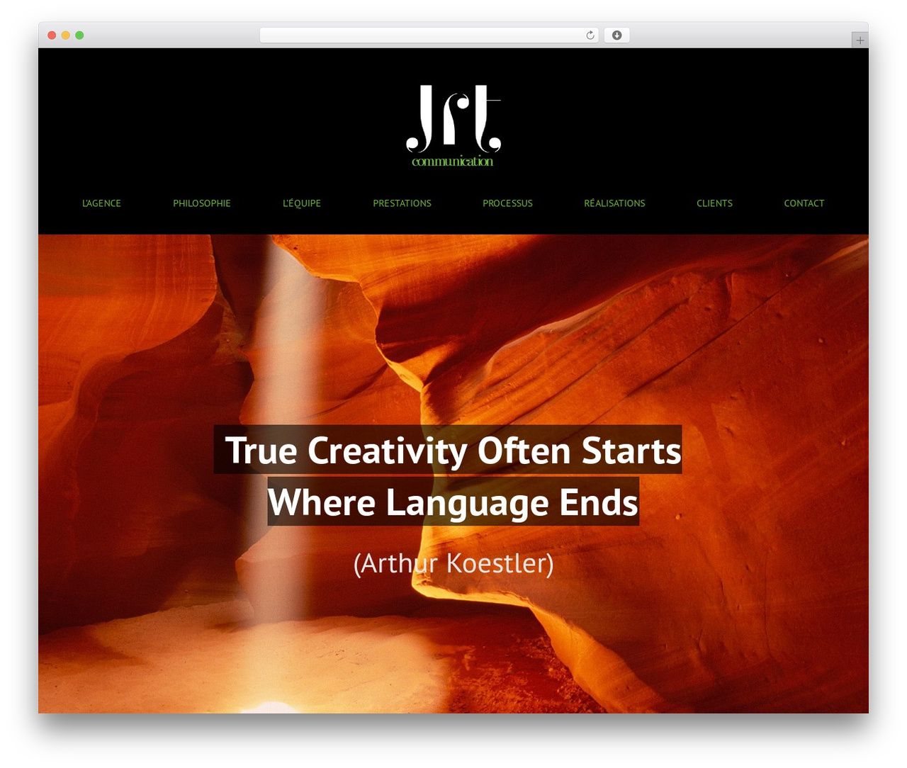Leviate theme WordPress - jrtcommunication.com