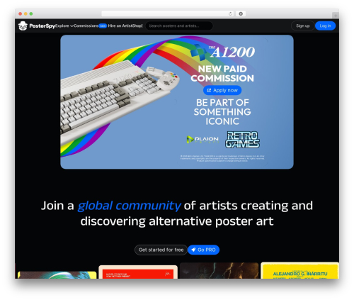 Moon UI Theme WordPress theme image - posterspy.com