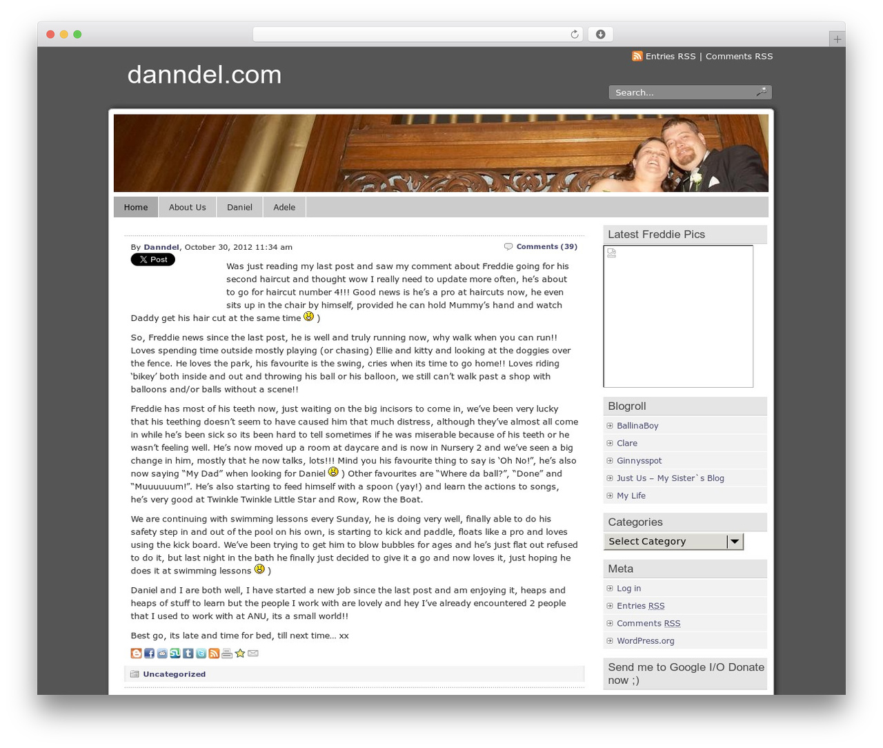 Panorama theme WordPress - danndel.com Panorama theme WordPress - danndel.com