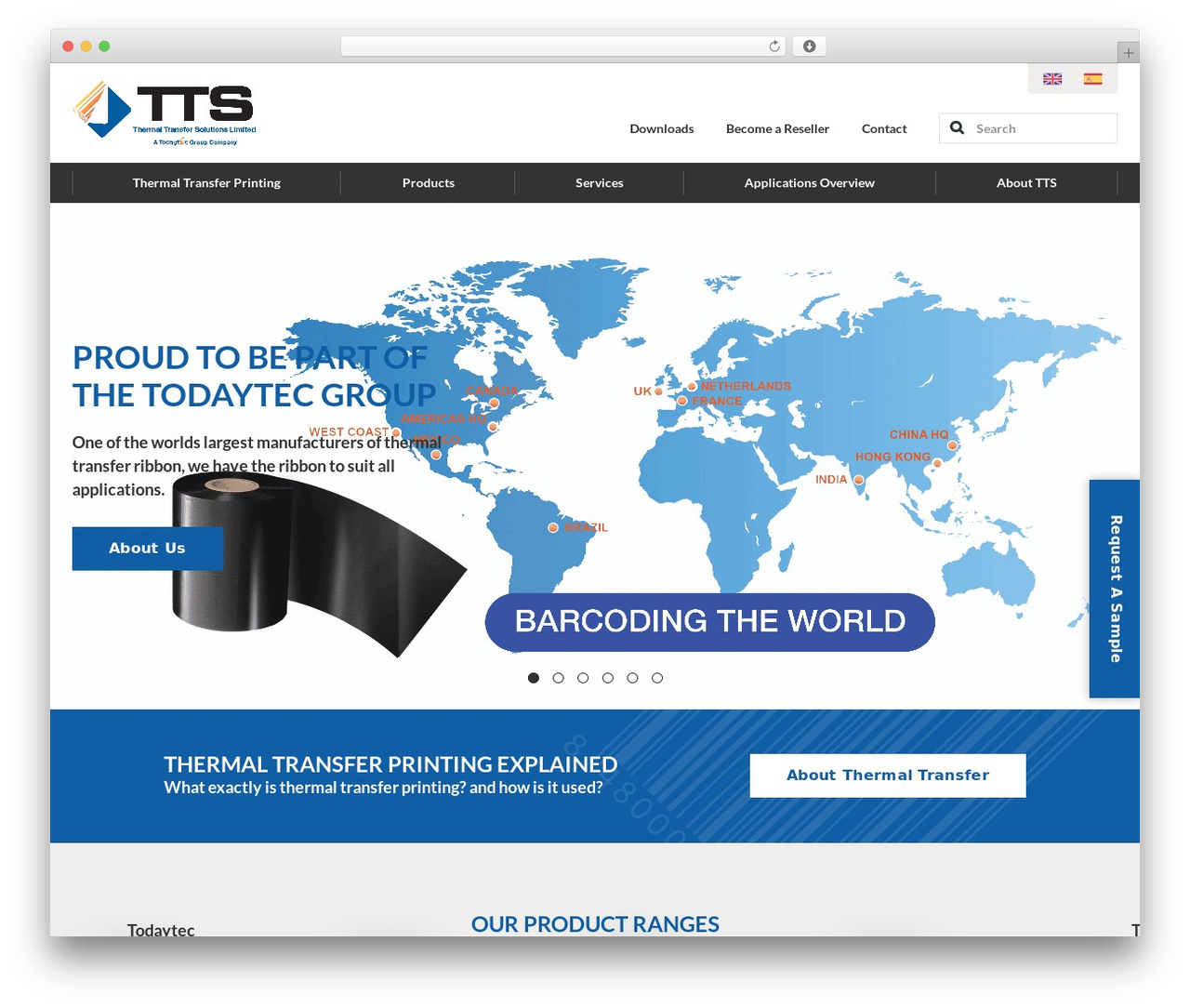 Platform81 Theme WordPress theme - thermaltransfersolutions.com