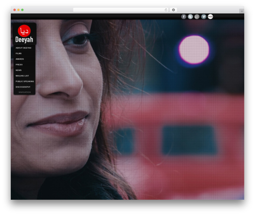 Sideways theme WordPress - deeyah.com